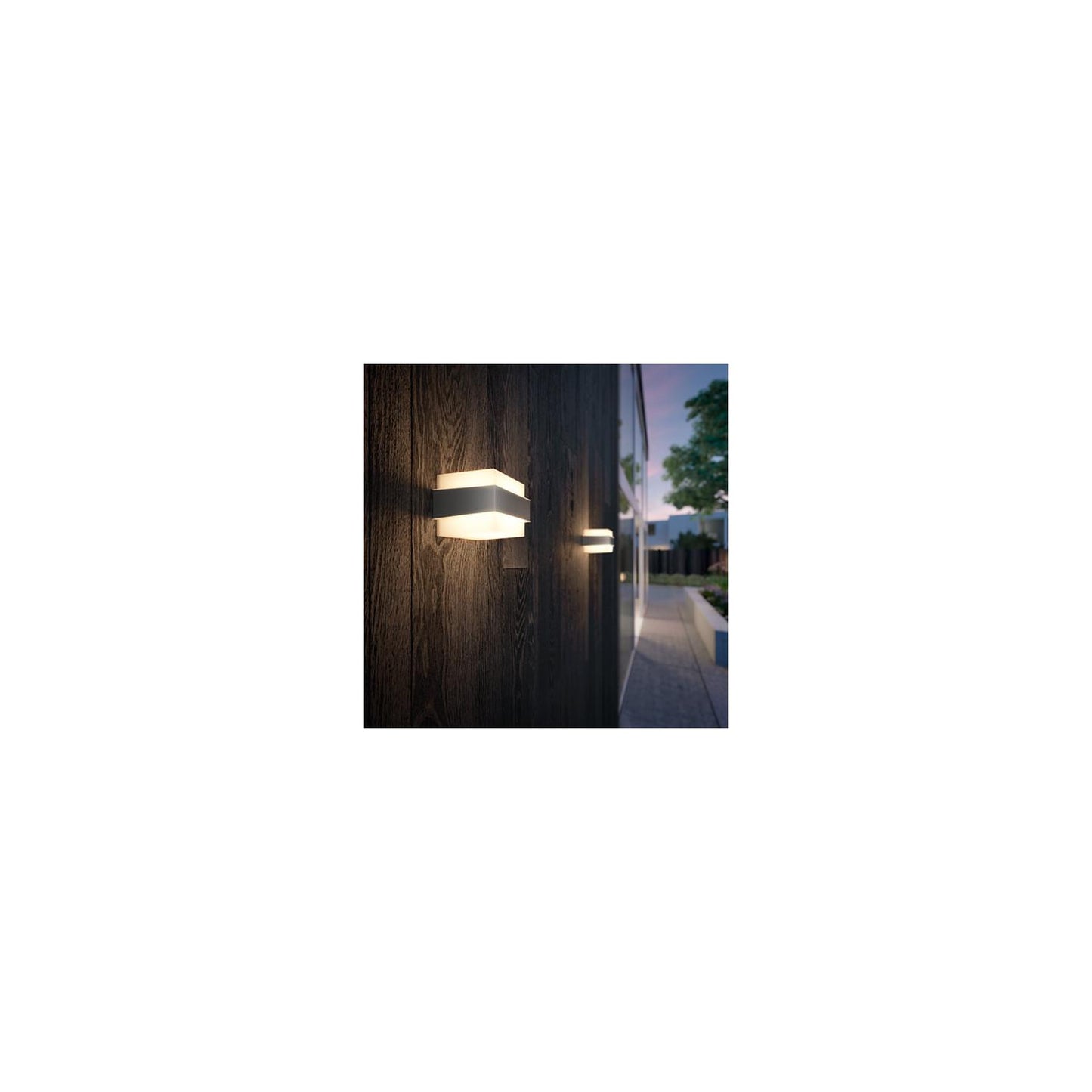 Aplique de Pared Exterior PHILIPS Shovel