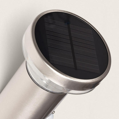 Aplique de Pared Exterior Solar LED 1,5W Acero Inoxidable con Sensor de Movimiento Basil