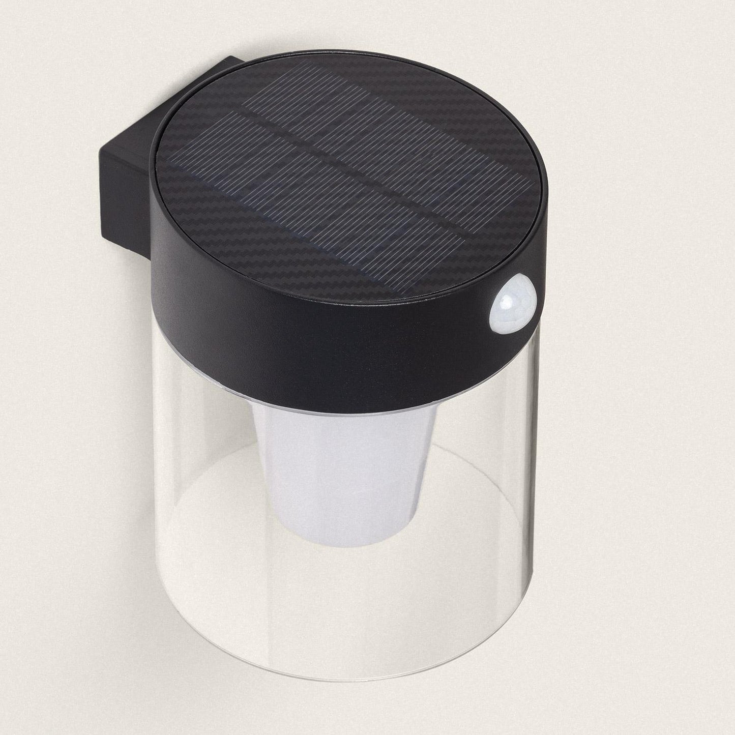 Aplique de Pared Exterior Solar LED 1,5W Aluminio con Sensor de Movimiento Efren