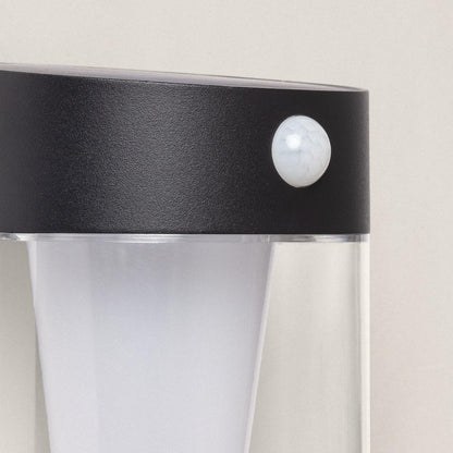 Aplique de Pared Exterior Solar LED 1,5W Aluminio con Sensor de Movimiento Efren