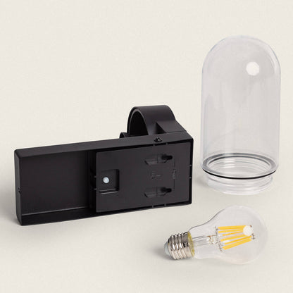 Aplique de Pared Exterior Solar LED 1,5W Aluminio Sentinel