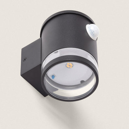 Aplique de Pared Exterior Solar LED Aluminio con Sensor de Movimiento Mini Draco