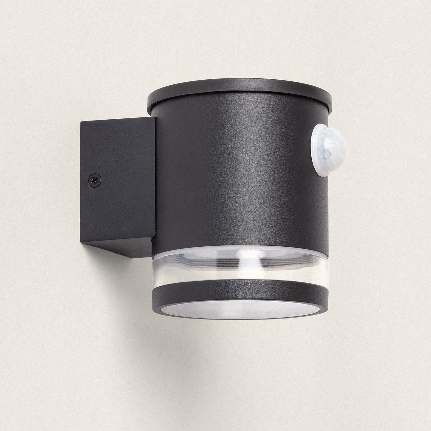 Aplique de Pared Exterior Solar LED Aluminio con Sensor de Movimiento Mini Draco