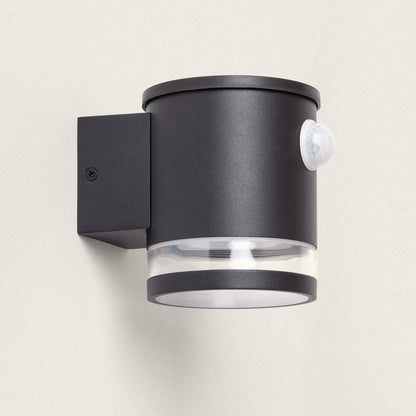 Aplique de Pared Exterior Solar LED Aluminio con Sensor de Movimiento Mini Draco