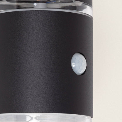Aplique de Pared Exterior Solar LED Aluminio con Sensor de Movimiento Draco