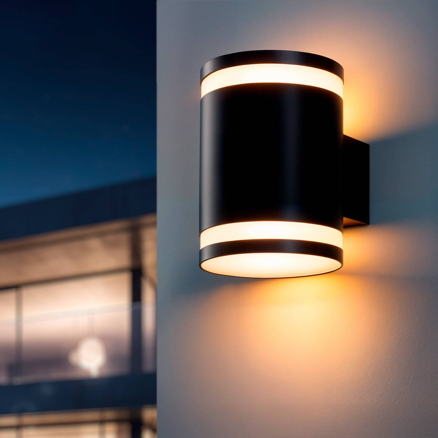 Aplique de Pared Exterior Solar LED Aluminio Gael