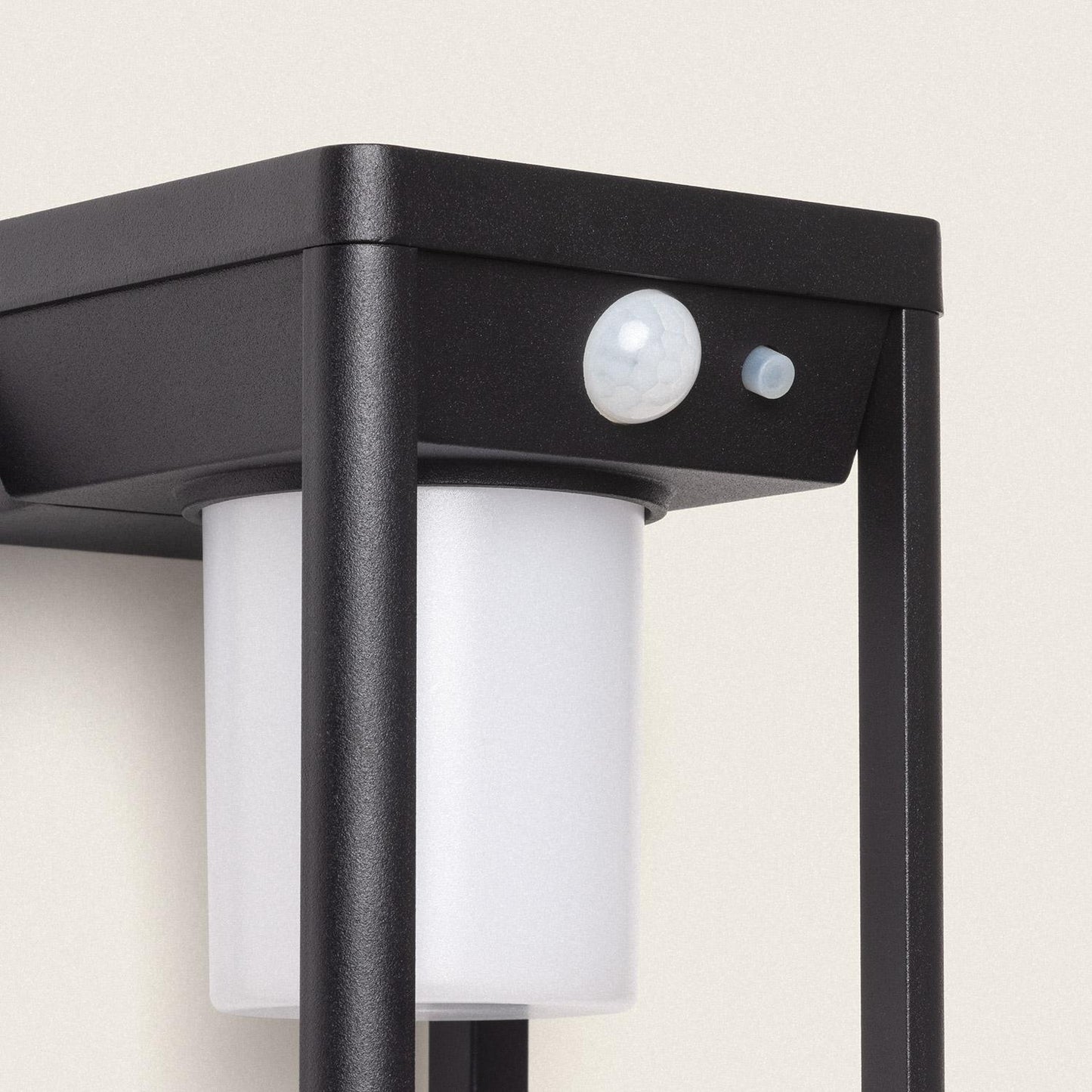 Aplique de Pared Exterior Solar LED 2,5W Aluminio con Sensor de Movimiento Devah