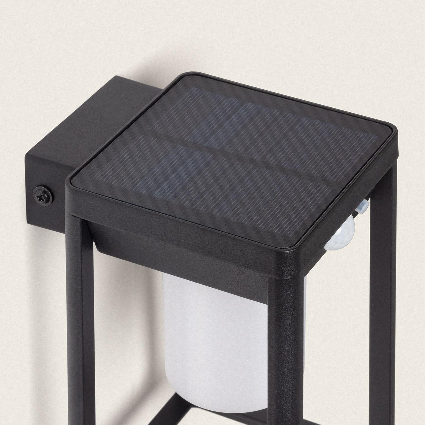 Aplique de Pared Exterior Solar LED 2,5W Aluminio con Sensor de Movimiento Devah