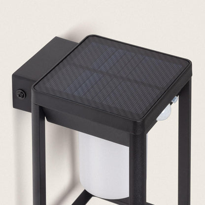 Aplique de Pared Exterior Solar LED 2,5W Aluminio con Sensor de Movimiento Devah