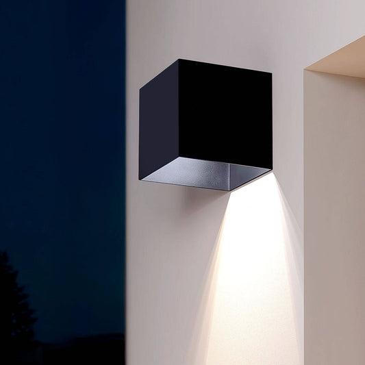 Aplique de Pared Exterior Solar LED 2W Aluminio con Detector de Movimiento Radar Eros