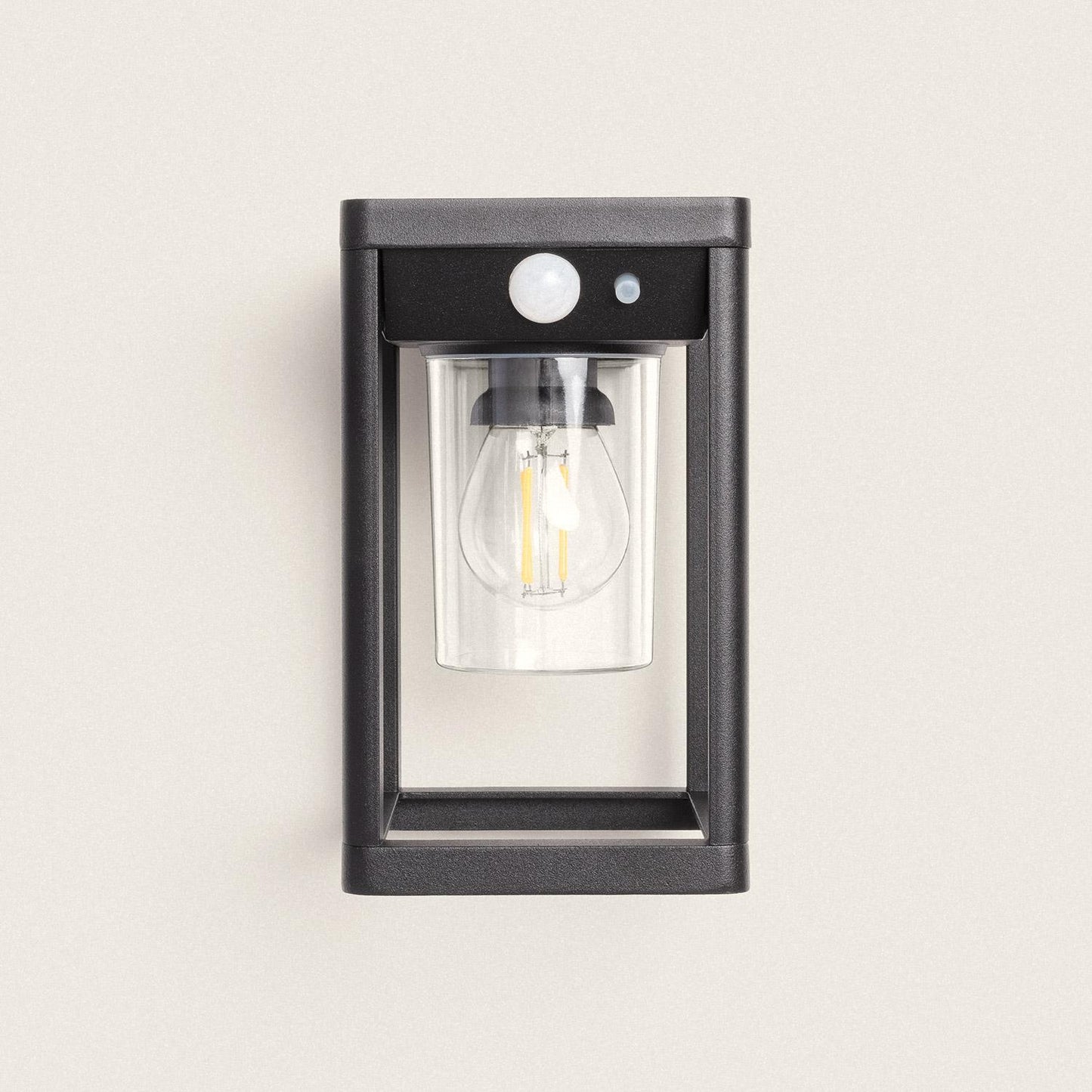Aplique de Pared Exterior Solar LED 2W Aluminio con Sensor de Movimiento Devah