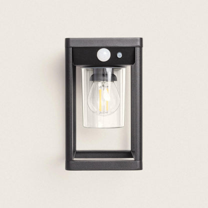 Aplique de Pared Exterior Solar LED 2W Aluminio con Sensor de Movimiento Devah