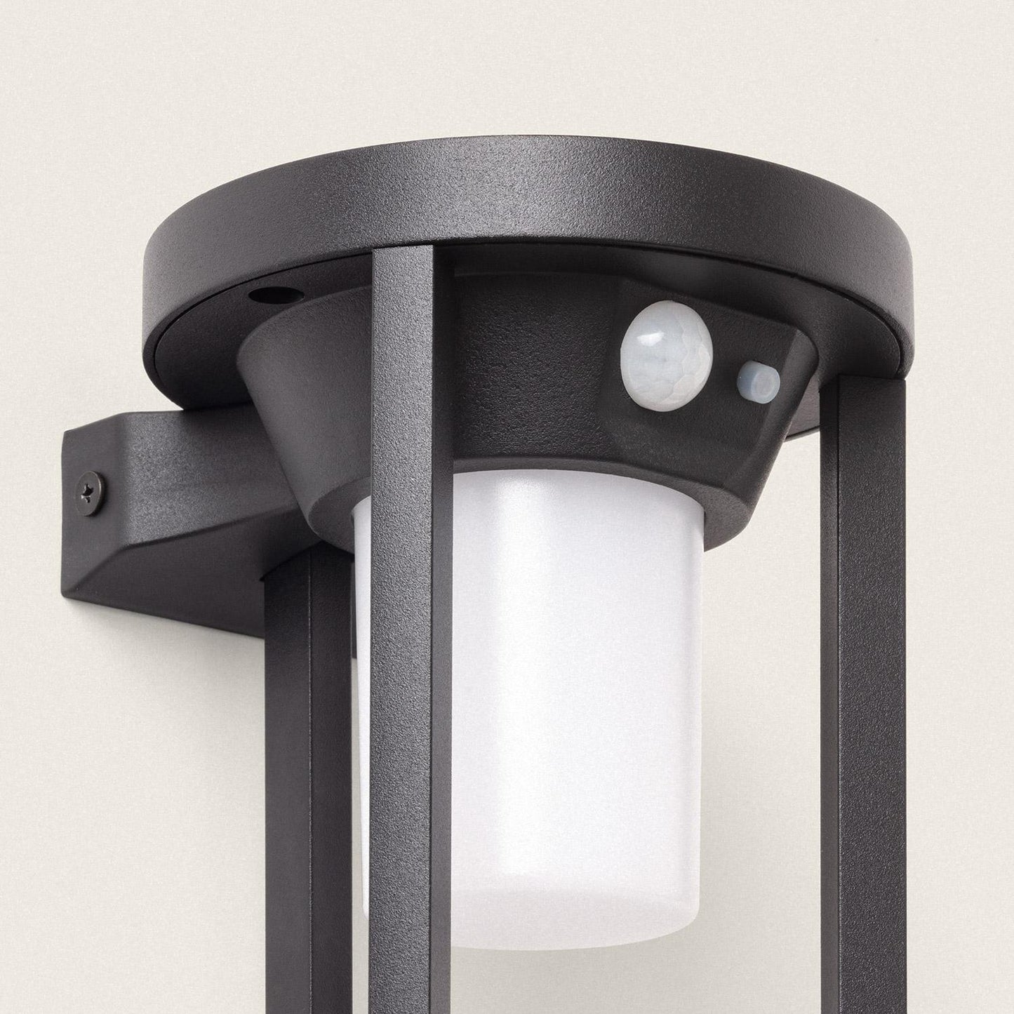 Aplique de Pared Exterior Solar LED 2W Aluminio con Sensor de Movimiento Eneko
