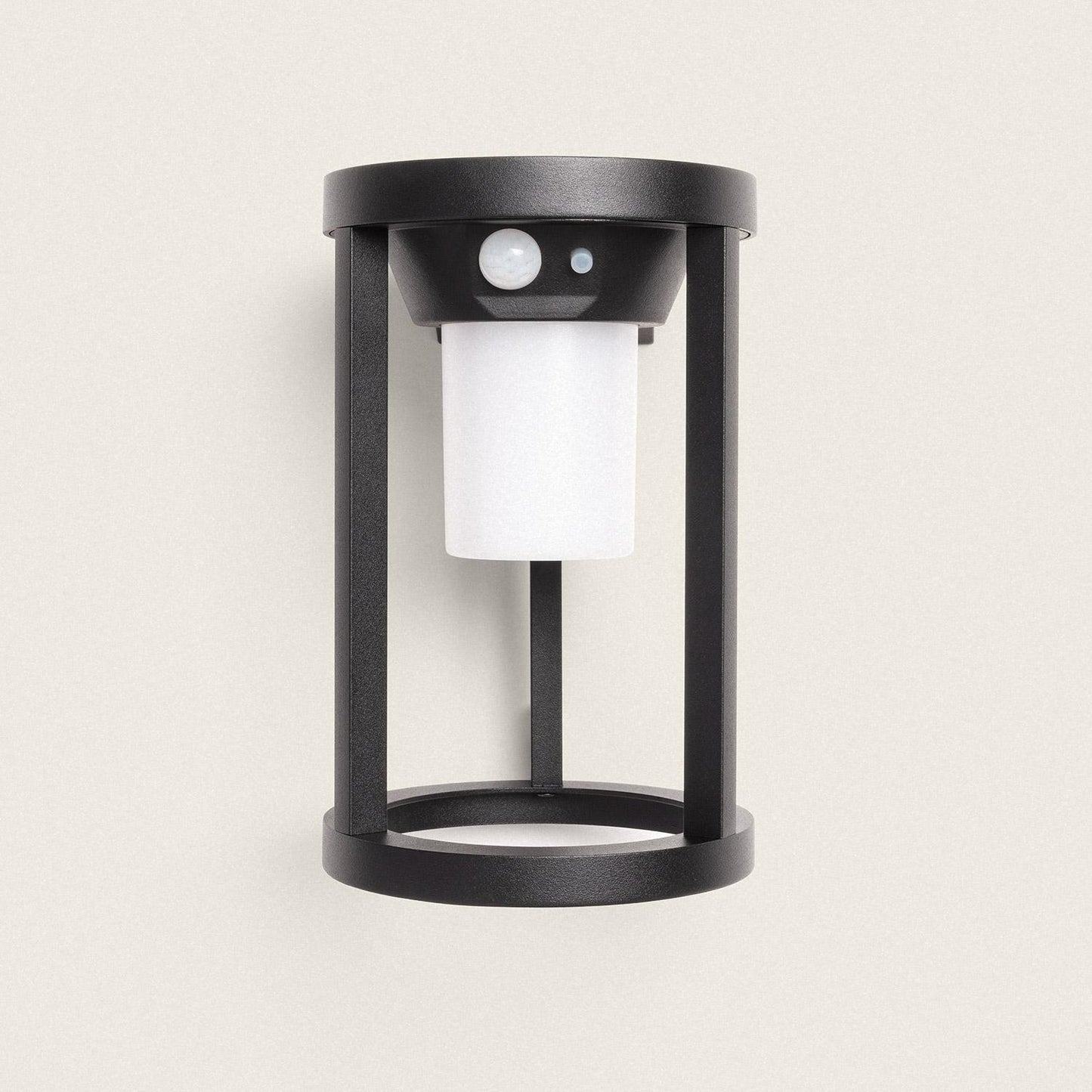 Aplique de Pared Exterior Solar LED 2W Aluminio con Sensor de Movimiento Eneko