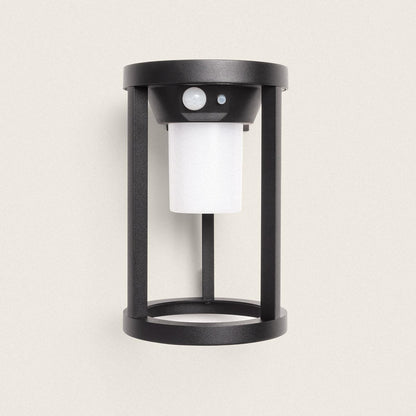 Aplique de Pared Exterior Solar LED 2W Aluminio con Sensor de Movimiento Eneko