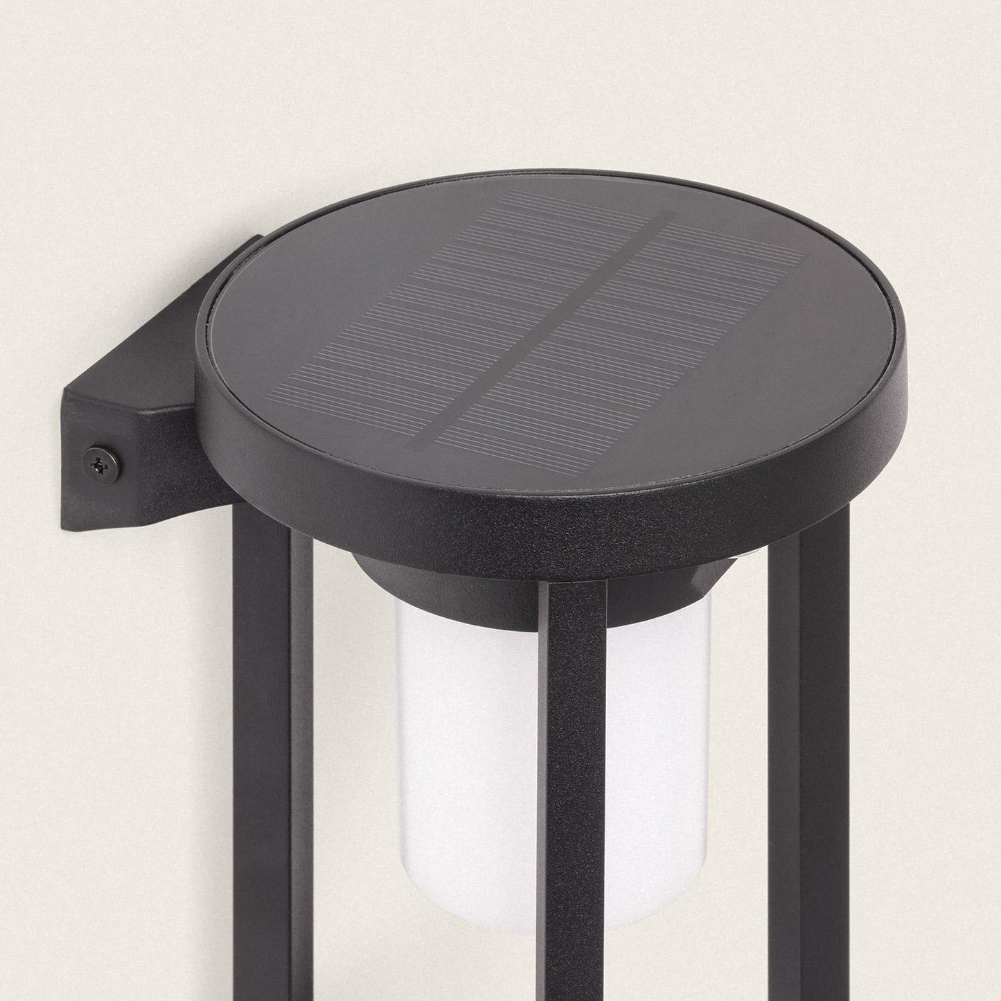 Aplique de Pared Exterior Solar LED 2W Aluminio con Sensor de Movimiento Eneko