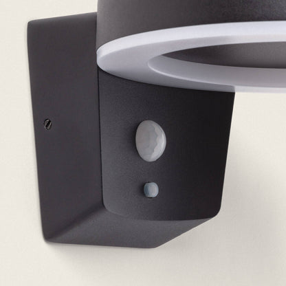 Aplique de Pared Exterior Solar LED 5W Aluminio con Sensor de Movimiento Aris