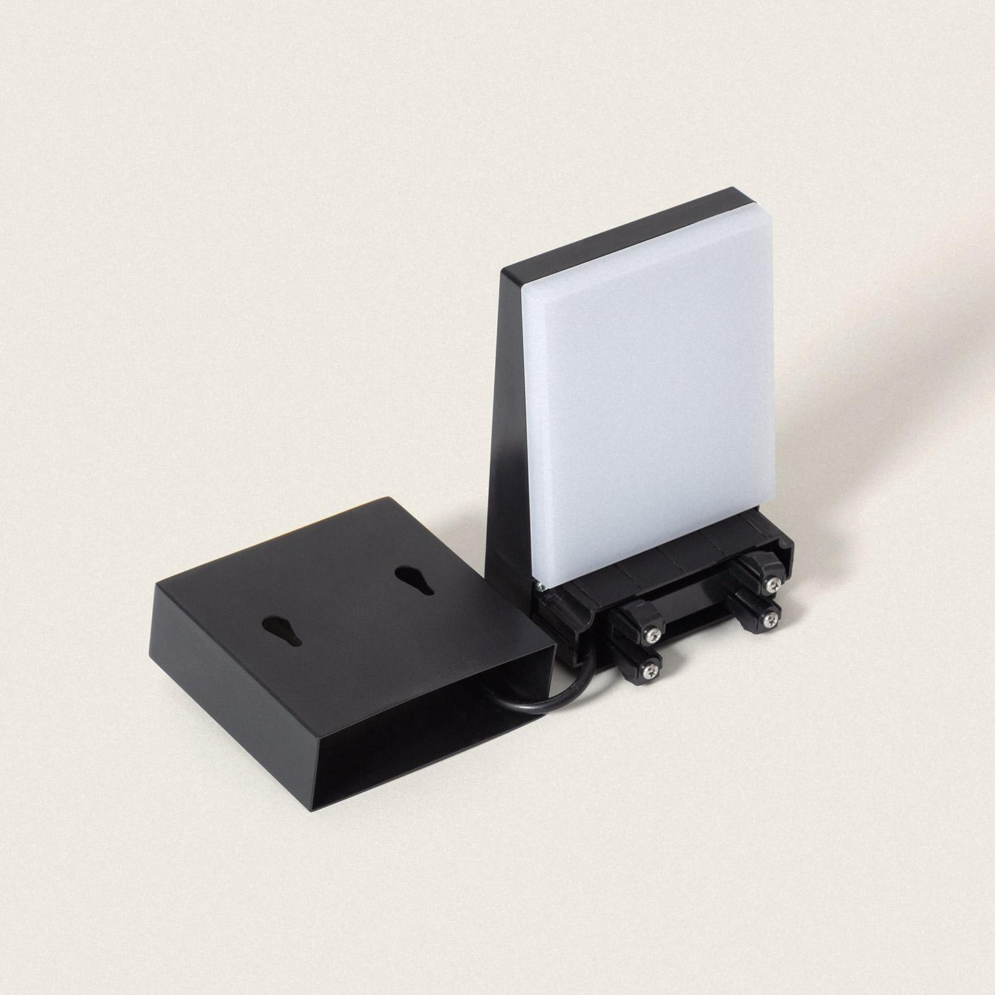 Aplique de Pared Exterior Solar LED 5W Aluminio con Sensor de Movimiento Edwan