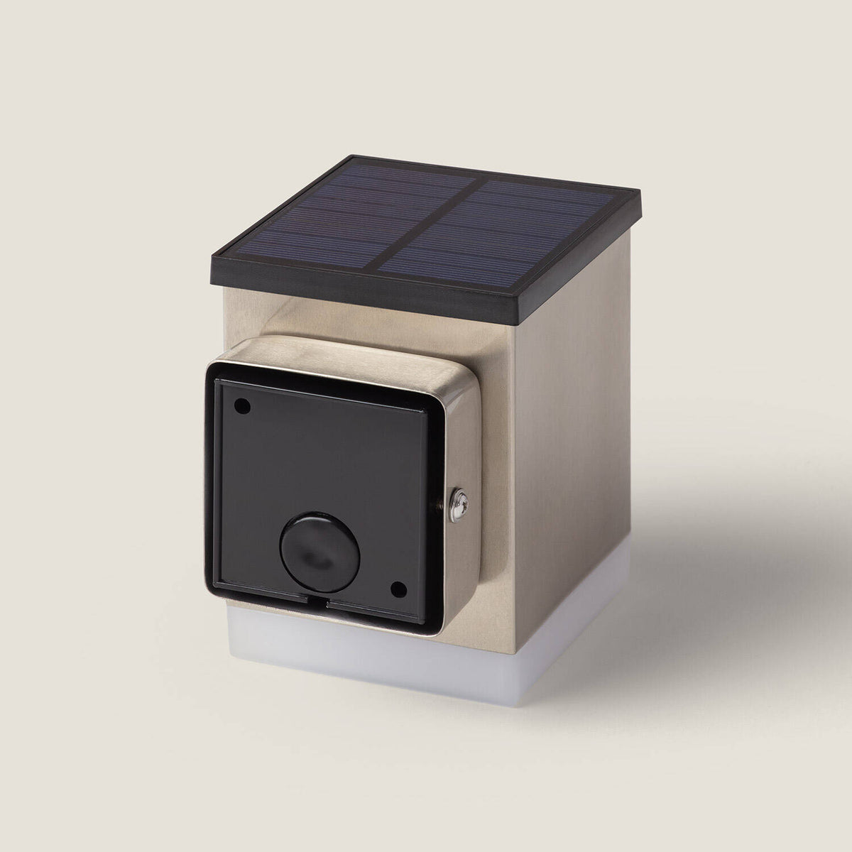 Aplique de Pared Exterior Solar LED de Acero Inoxidable Jafaro