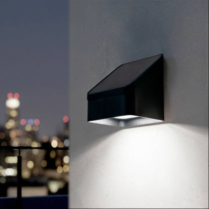Aplique de Pared Exterior Solar LED de Aluminio con Detector de Movimiento Radar Namib