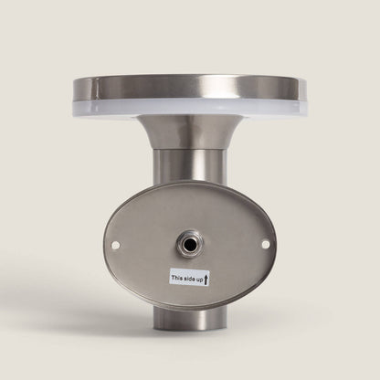 Aplique de Pared Exterior Solar LED Helios Acero Inoxidable con Detector de Movimiento PIR