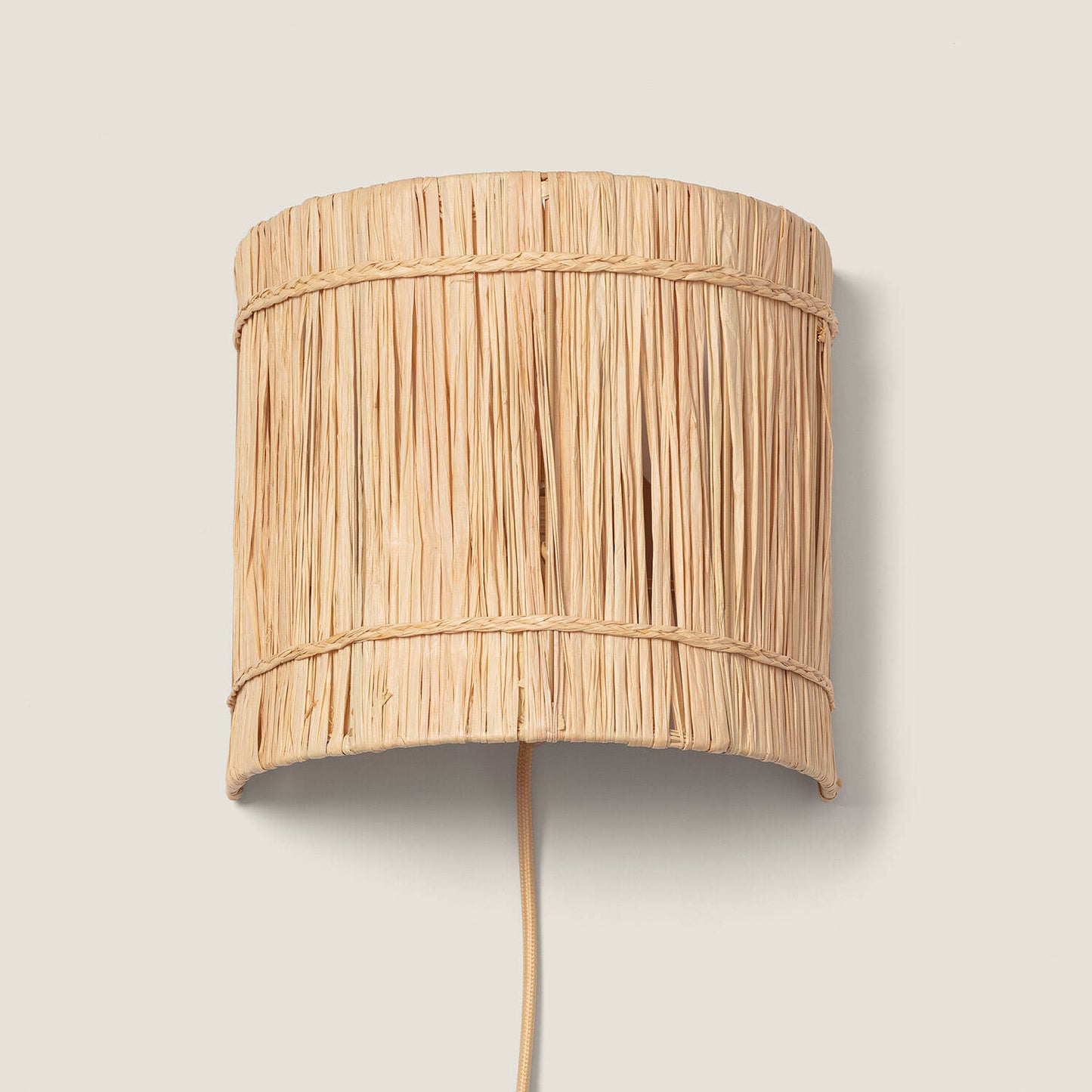 Aplique de Pared Fibras Naturales Bardo