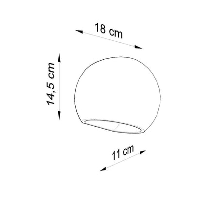 Aplique de Pared Globe SOLLUX