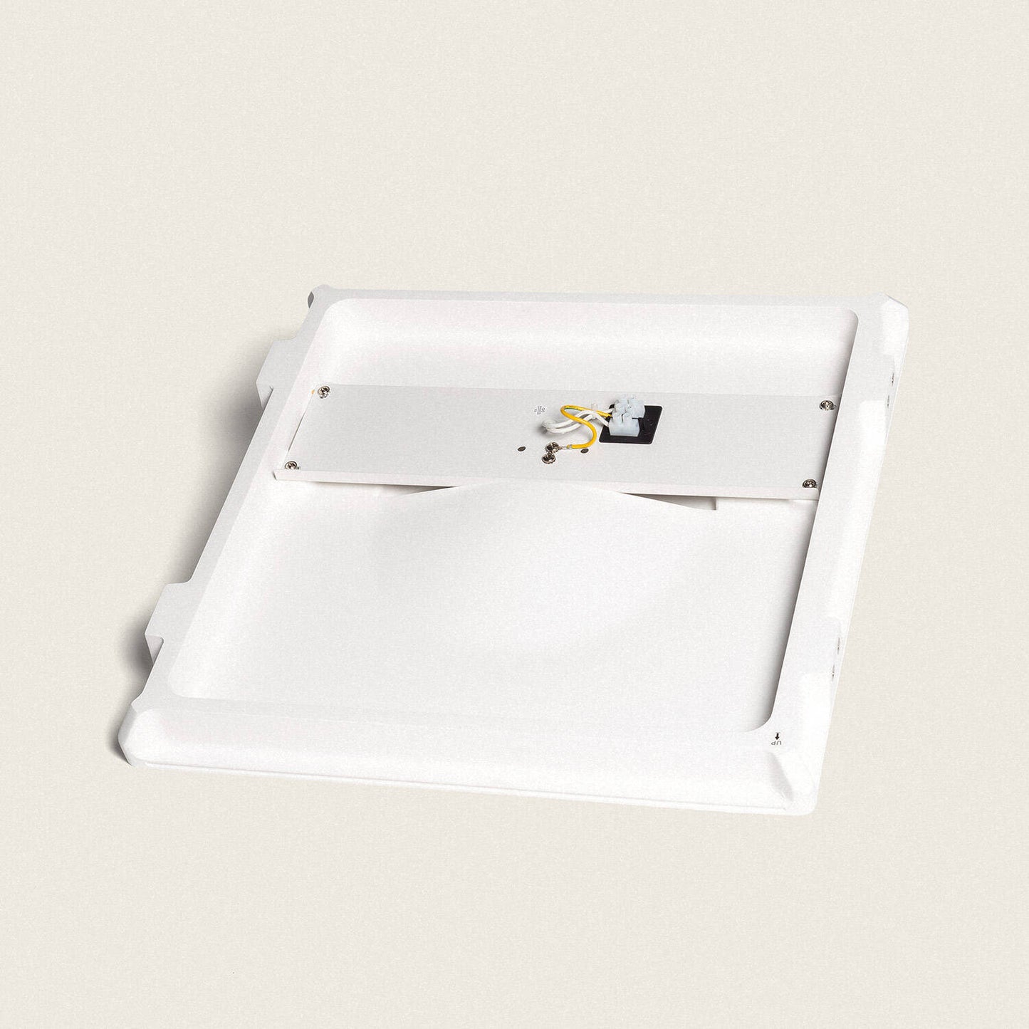 Aplique de Pared Integración Escayola/Pladur para Bombilla LED G9 Corte 403x403 mm