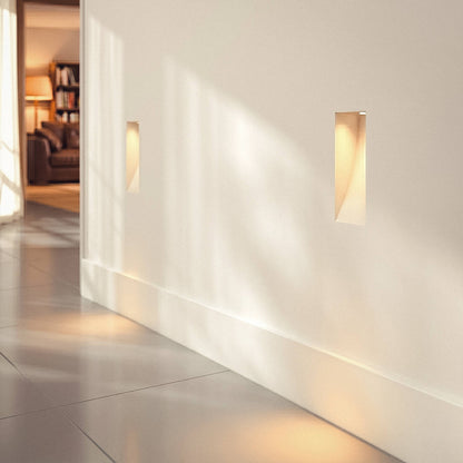 Aplique de Pared Integración Escayola/Pladur para Bombilla LED GU10 / GU5.3 Corte 353x103 mm