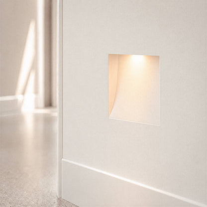Aplique de Pared Integración Escayola/Pladur para Bombilla LED MINI GU10 Corte 103x148 mm