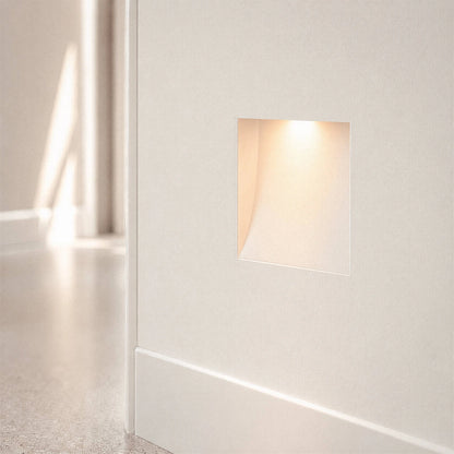 Aplique de Pared Integración Escayola/Pladur para Bombilla LED MINI GU10 Corte 103x148 mm