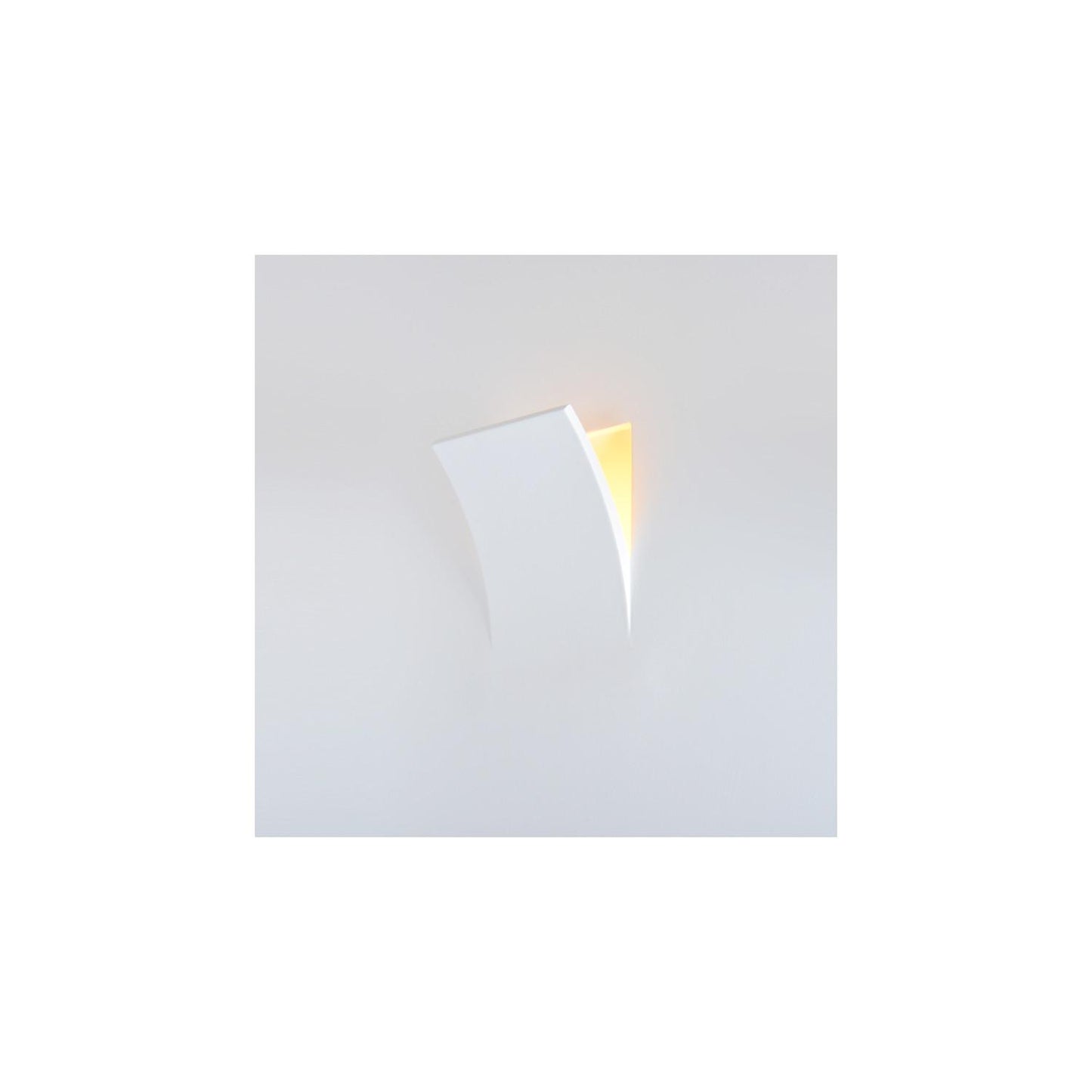 Aplique de Pared Integración Escayola/Pladurpara Bombilla LED E14 Corte 313x253 mm