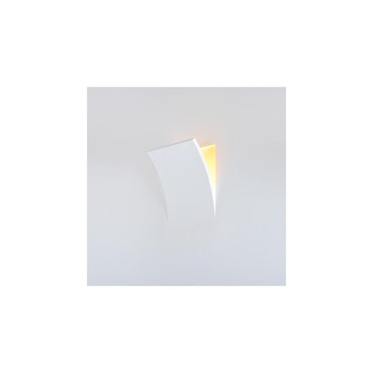 Aplique de Pared Integración Escayola/Pladurpara Bombilla LED E14 Corte 313x253 mm