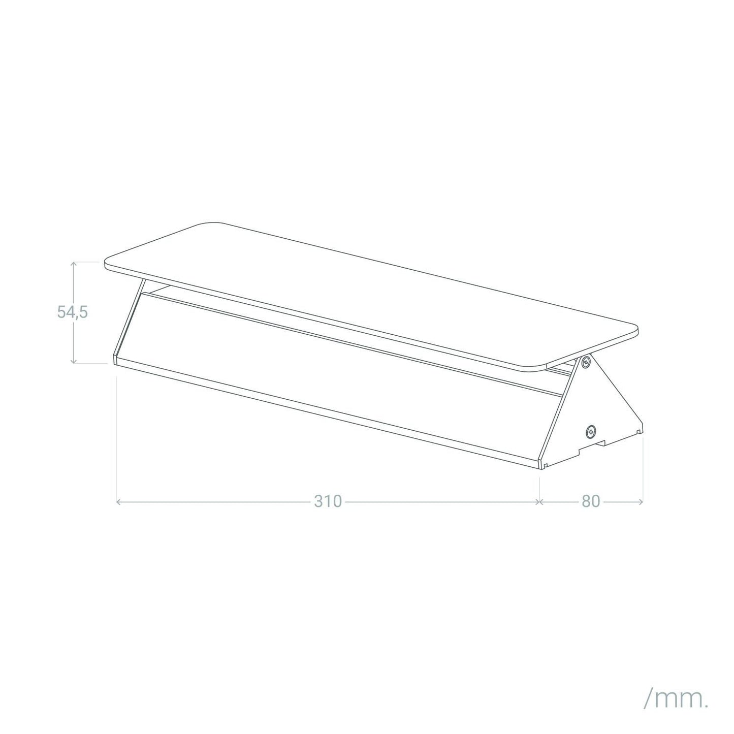 Aplique de Pared LED 10W de Aluminio Lars Negro