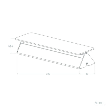 Aplique de Pared LED 10W de Aluminio Lars Negro