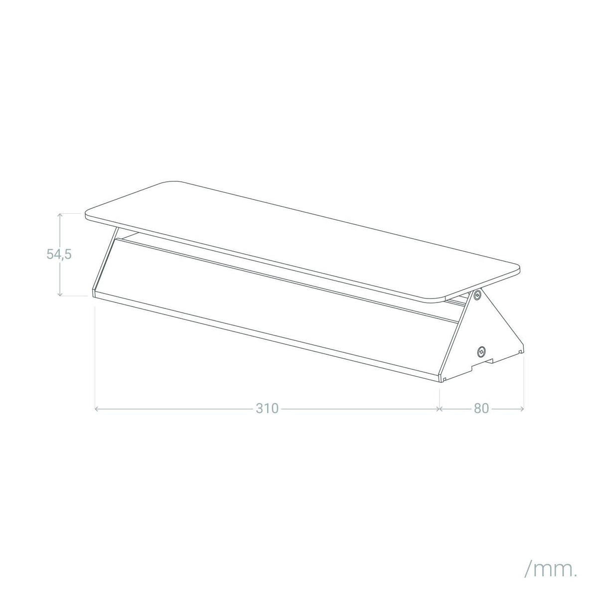 Aplique de Pared LED 10W de Aluminio Lars Negro