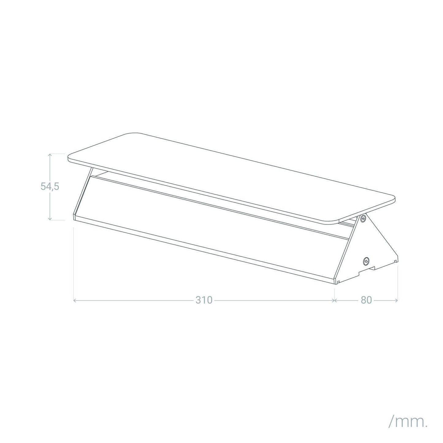 Aplique de Pared LED 10W de Aluminio Temis Blanco