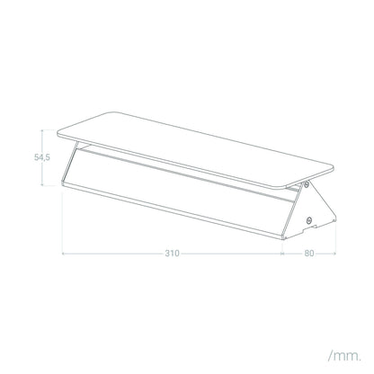 Aplique de Pared LED 10W de Aluminio Temis Blanco