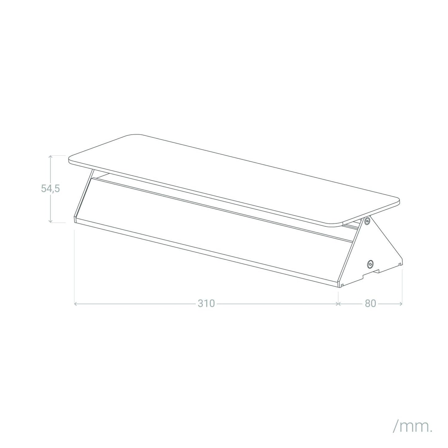 Aplique de Pared LED 10W de Aluminio Temis Blanco