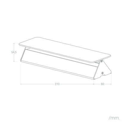 Aplique de Pared LED 10W de Aluminio Temis Blanco