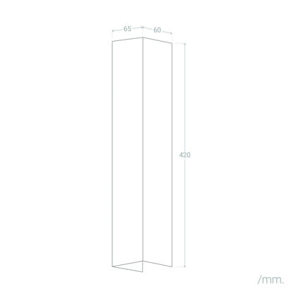 Aplique de Pared LED 12W Metal Columbus L