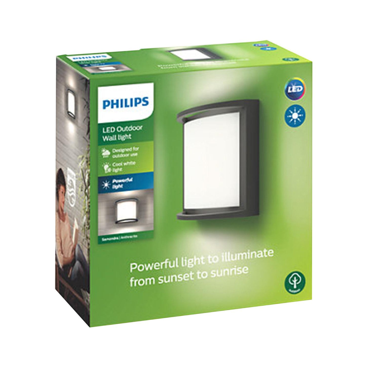 Aplique de Pared LED 12W PHILIPS Samondra