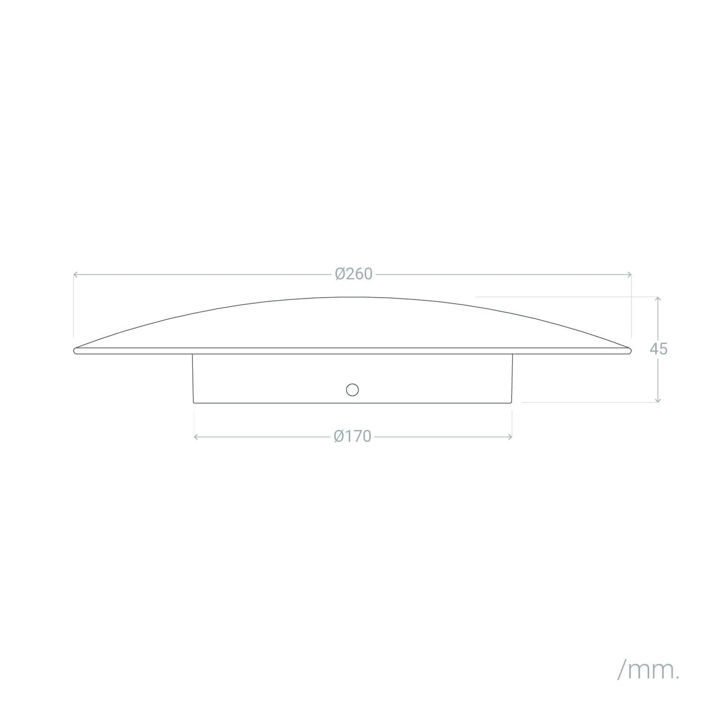 Aplique de Pared LED 18W de Aluminio Iris Blanco
