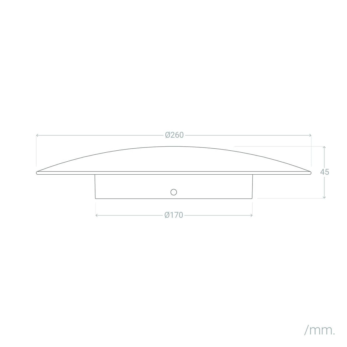 Aplique de Pared LED 18W de Aluminio Iris Blanco