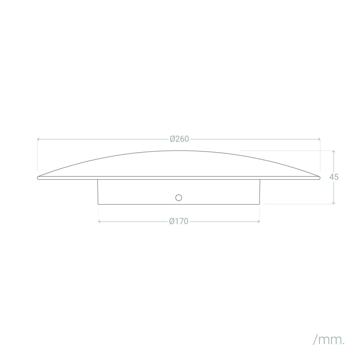 Aplique de Pared LED 18W de Aluminio Iris Dorado
