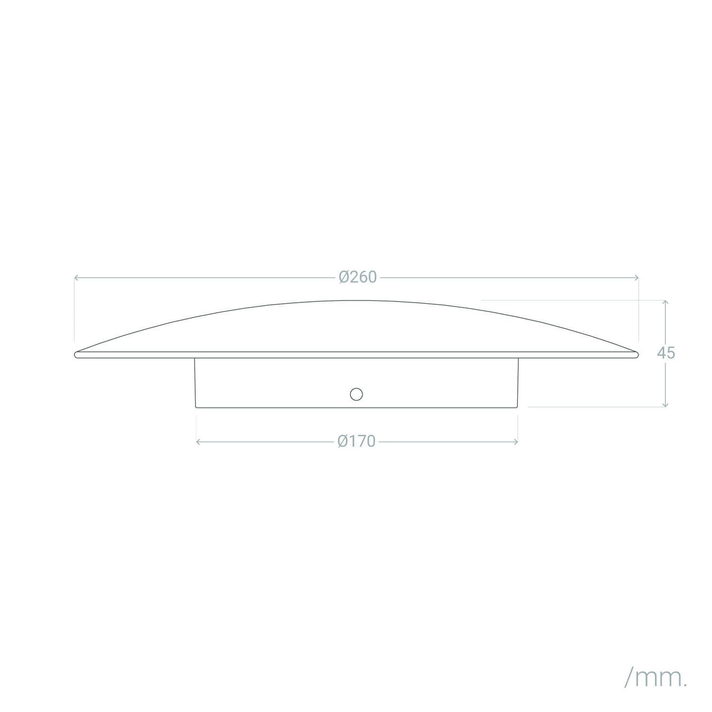 Aplique de Pared LED 18W de Aluminio Iris Dorado