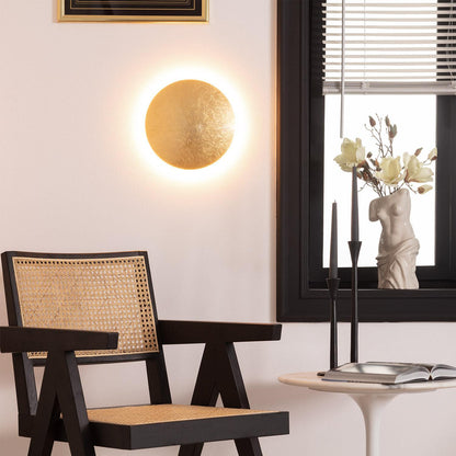 Aplique de Pared LED 18W de Aluminio Iris Dorado