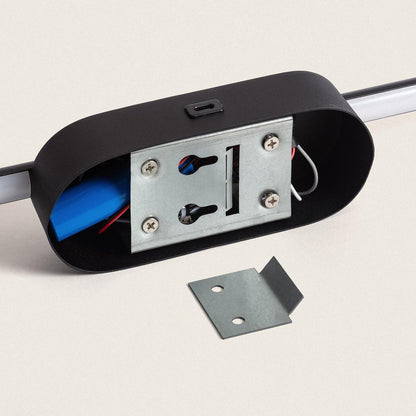 Aplique de Pared LED con Batería USB Recargable Metal Aura