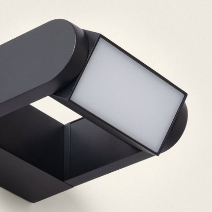 Aplique de Pared LED 6W de Aluminio Byum Negro