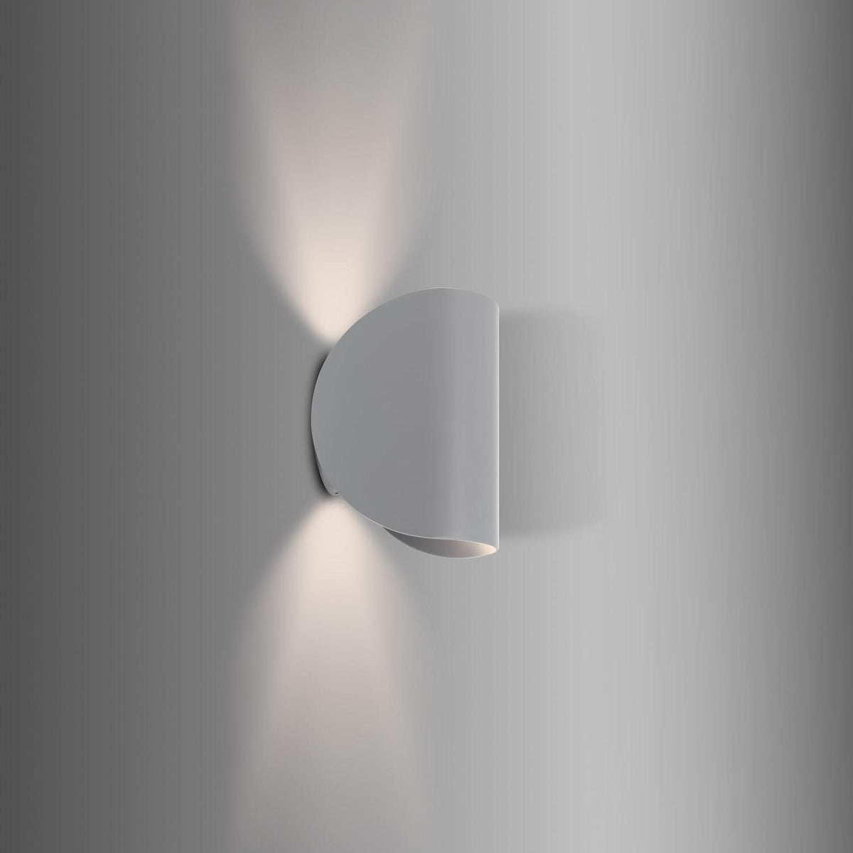 Aplique de Pared LED 6w de Aluminio Iluminación Doble Cara Gaia Gris